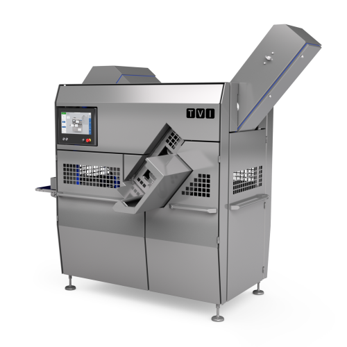 Portioning system for small and medium-sized meat slices