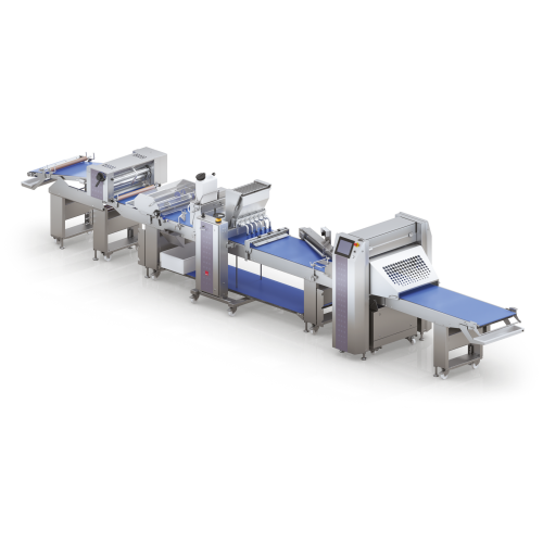 Flexible pastry production line