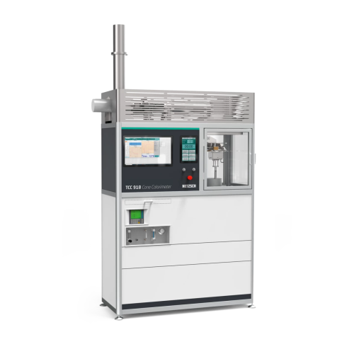 Cone calorimeter for fire testing and safety engineering