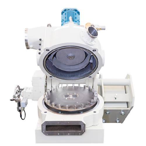 Impact classifier mill for fine grinding of brittle materials