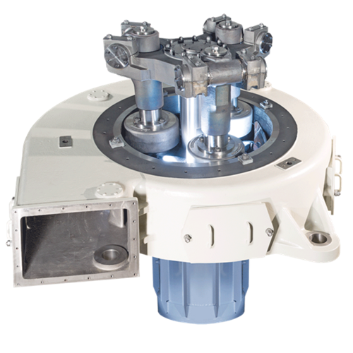Pendulum mill for fine grinding and drying