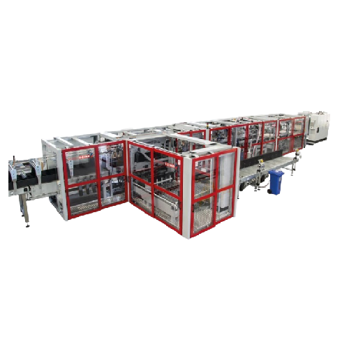 Combined packaging solution for shrink wrapping and wrap-around cartons
