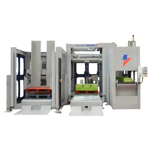 Compact and modular palletizer for food industry