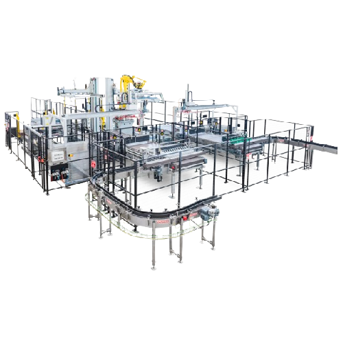 Robotic depalletizer for bulk containers
