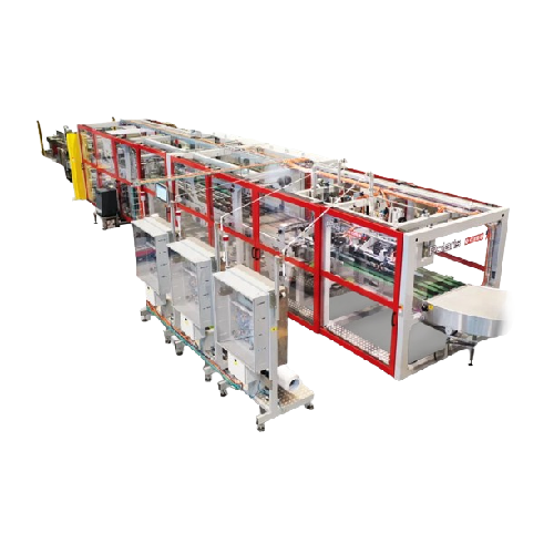 Basket packer for fully recyclable packaging