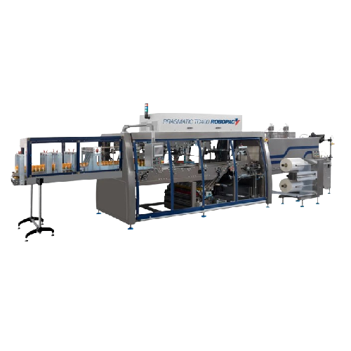 Medium-speed shrink-wrapping solution for various packaging types
