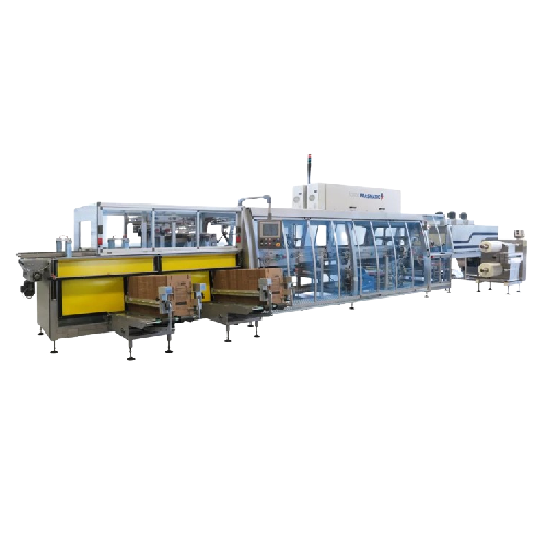 High-speed shrink wrapping for beverage packaging