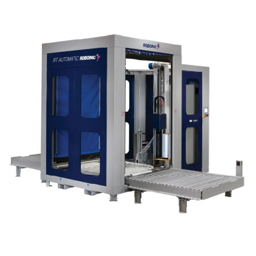 Automatic stretch wrapper for food and beverage industry