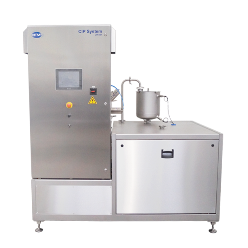 Fully automated cleaning in place unit for food processing plants