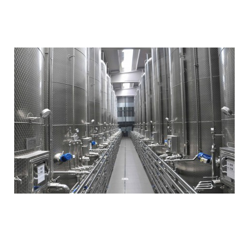 Beer fermentation tanks