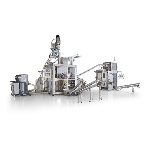 Pod production system for filter paper pods