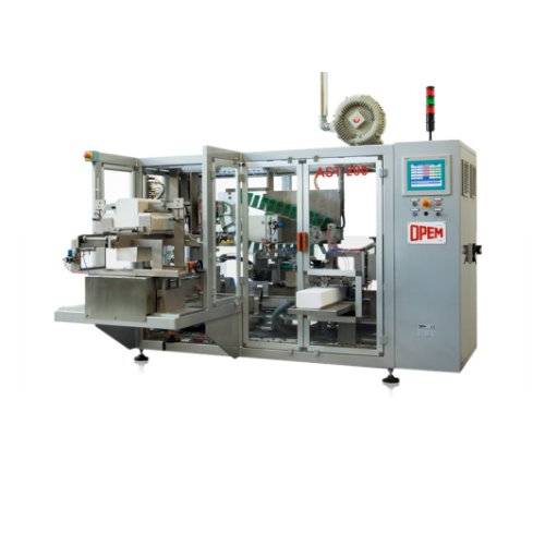 Automatic case packaging for pods in single bags