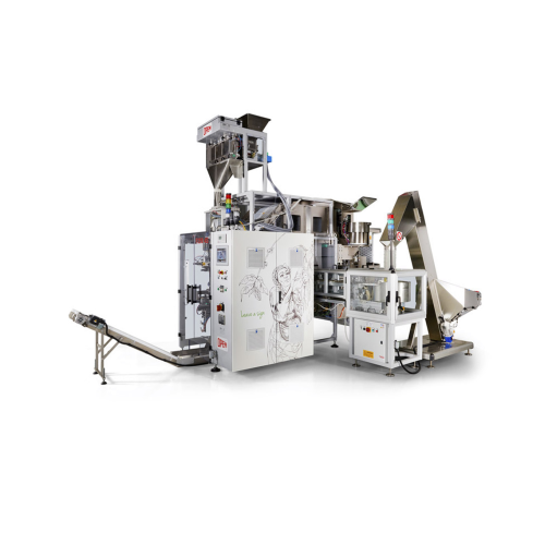 Vertical packaging system for pet food