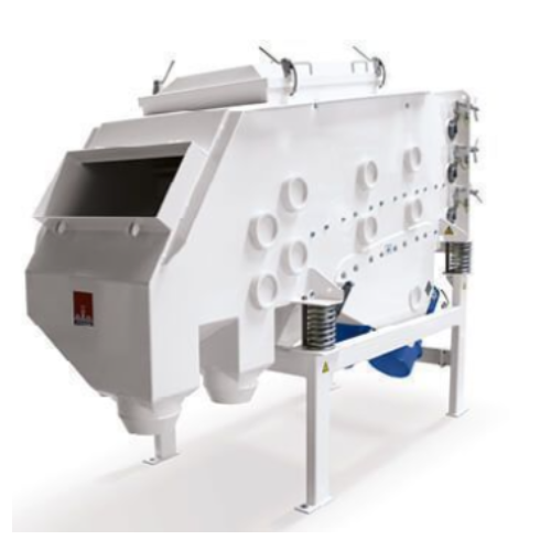 Industrial vibrating sieves for pellets and fine particles
