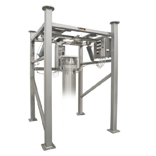 Powder unloading systems for food and dairy applications