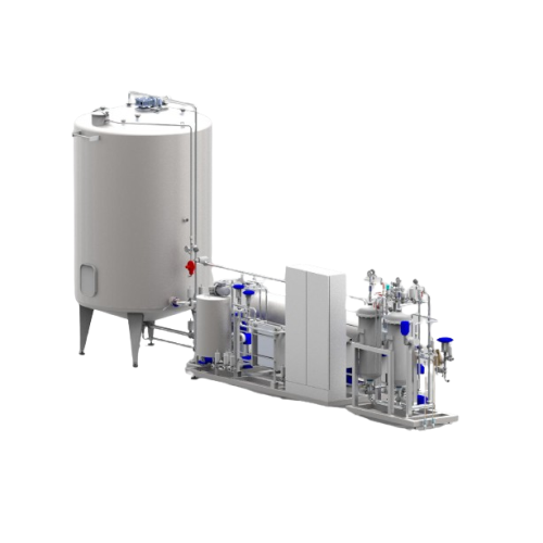 Continuous tartaric stabilisation for wine