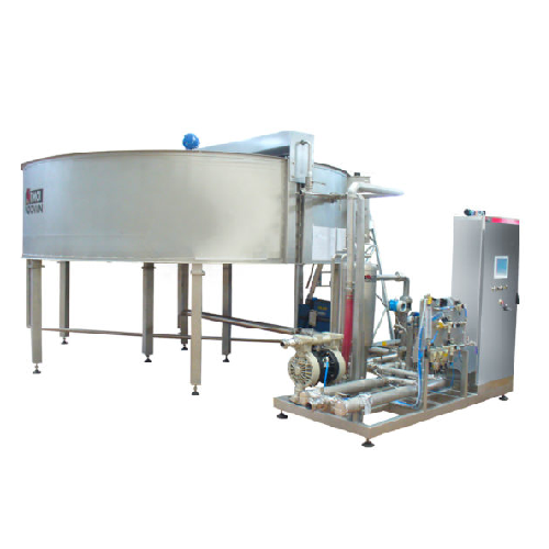 Continuous flotation unit for grape juice