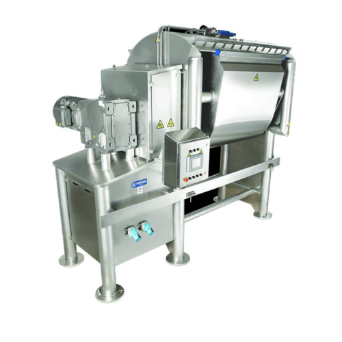 Open frame mixer for bread and pastry dough