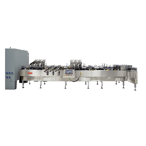 High-speed sandwiching for bakery production