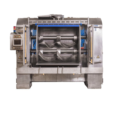 Traditional enclosed frame mixer for dough and batter preparation