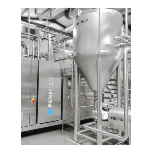 Industrial premixing system for batch and inline processing