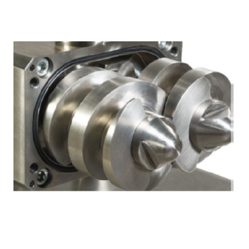 Rotary lobe pump for curds transfer in cheese production