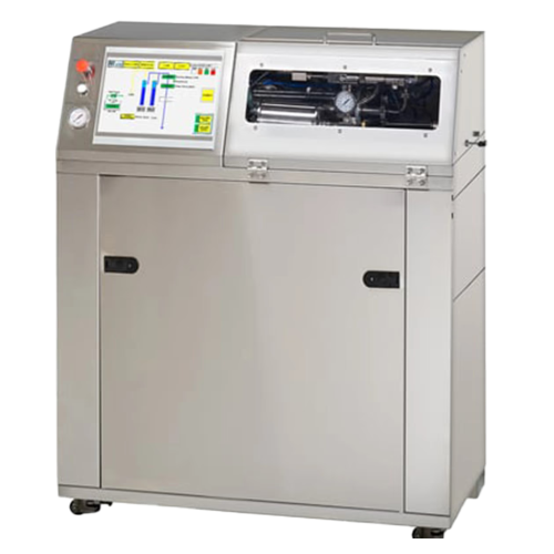 High pressure homogenizer for cell disruption and nanoemulsions