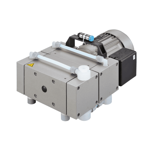 High-capacity oil-free diaphragm vacuum pump