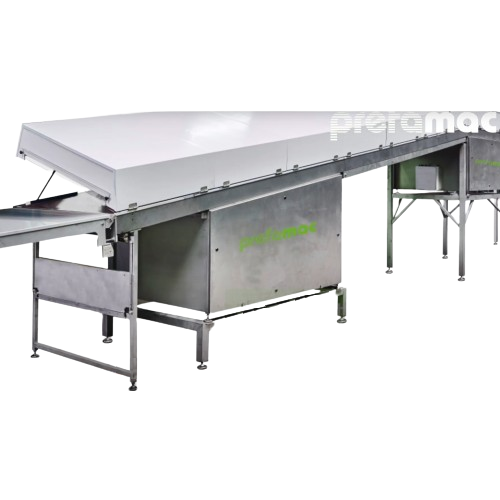 Filling system for chocolates and pralines