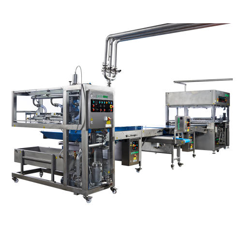 Chocolate decoration system for pralines and biscuits