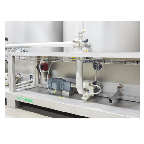 Continuous tempering machine for chocolate production
