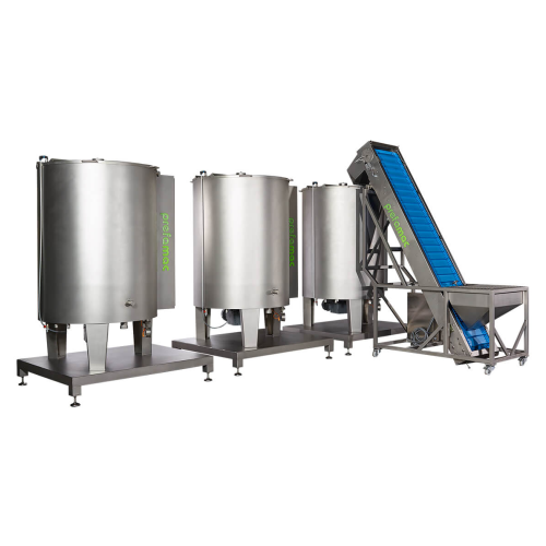 Chocolate transport system for feeding and packaging