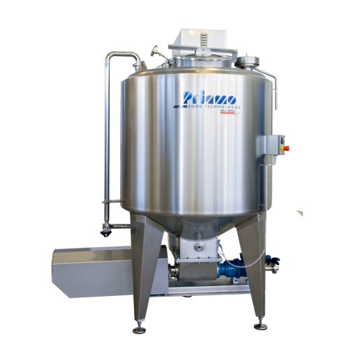 Ricotta smoothing mixer for dairy production