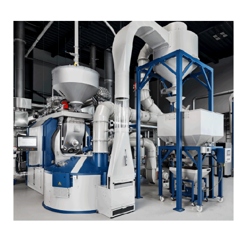 Industrial coffee roaster for large scale production