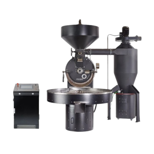 Industrial gas roaster for coffee beans