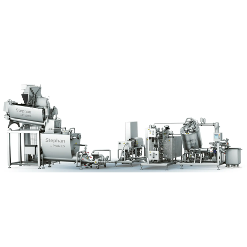Continuous caramel process line