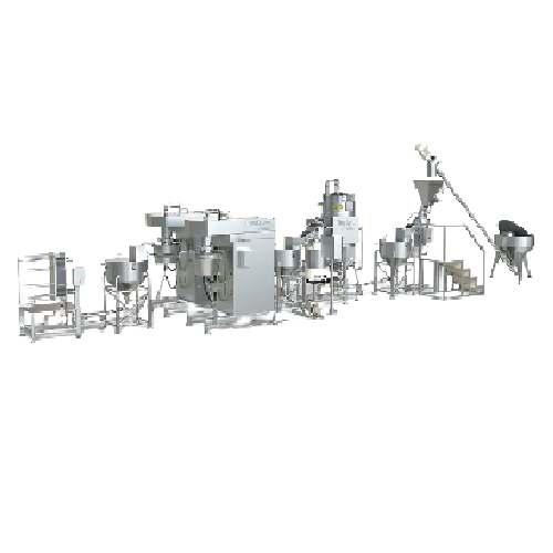 Continuous tahina production line