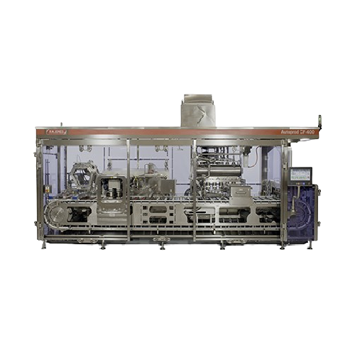 Cup filling and sealing system for dairy products