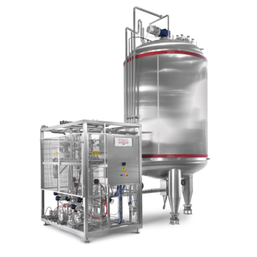 Aseptic tank for sterile liquid food storage