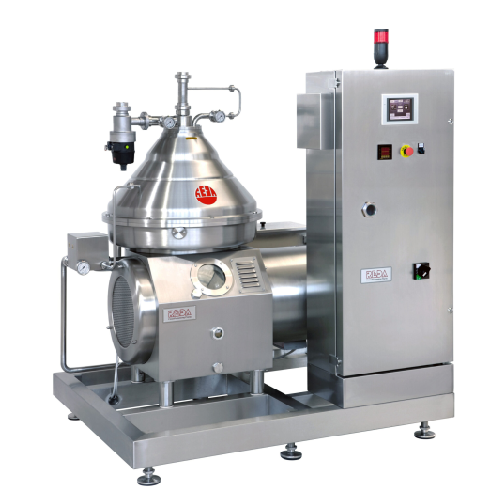 Bacteria removal separator for dairy products