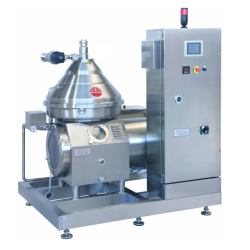 Clarifier for milk and whey