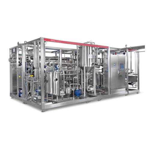 Milk evaporator for dairy industry