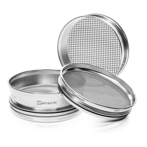Mesh sieves for laboratory particle size analysis