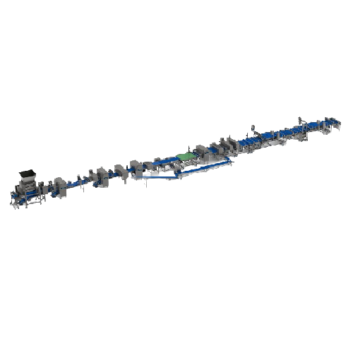 Industrial bread process line