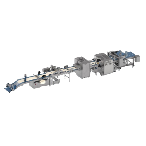 Croissant production module for pastry make-up lines