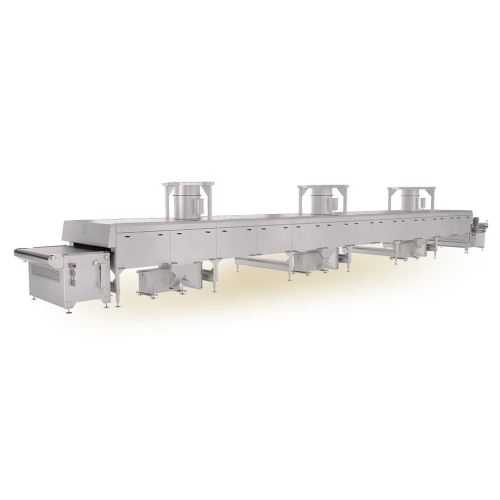 Ambient air cooler for bakery products