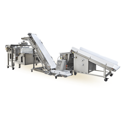 Automated dough handling system for pretzel production