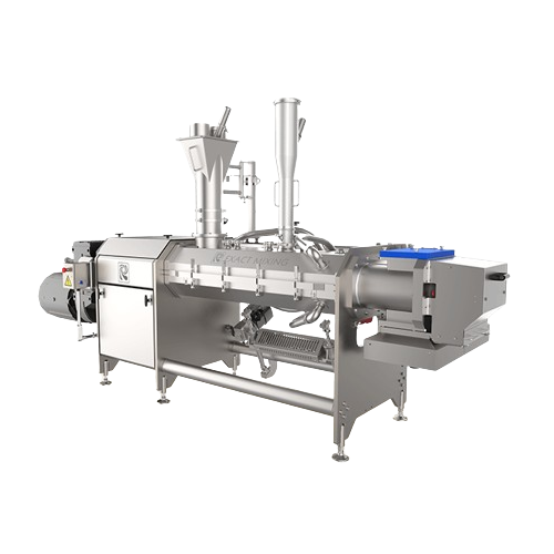 Continuous mixer for cookie dough