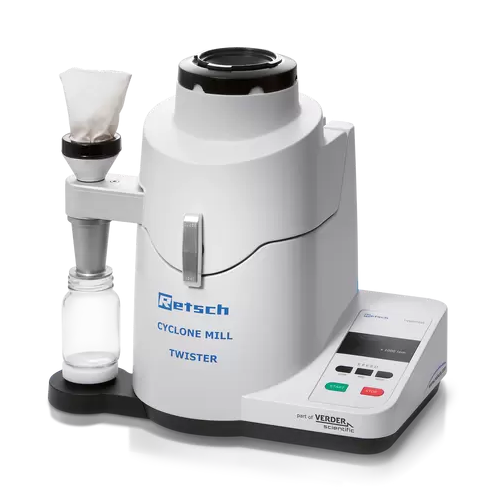 Cyclone mill for Nir analysis sample preparation