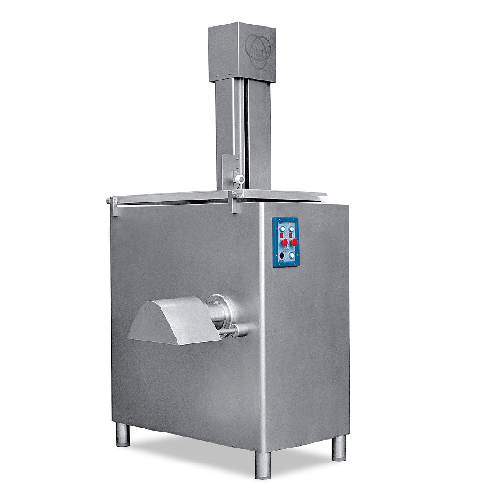 Industrial grinder for fresh meat and food products